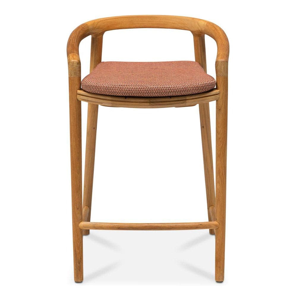 Solid Outdoor Barstool by Manutti