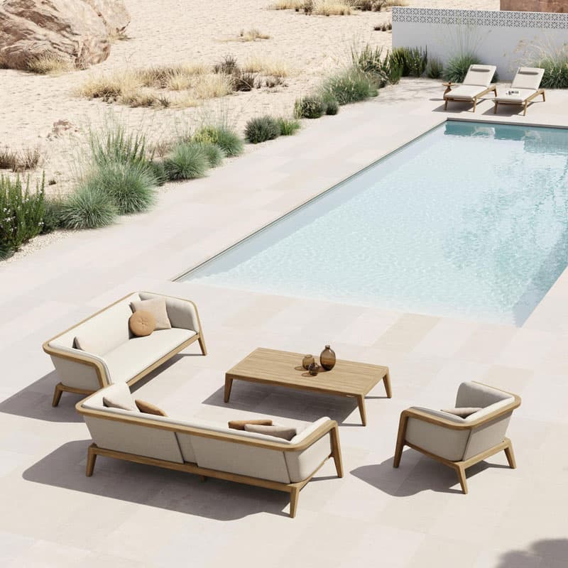 Sunrise 2 Seater Outdoor Sofa by Manutti