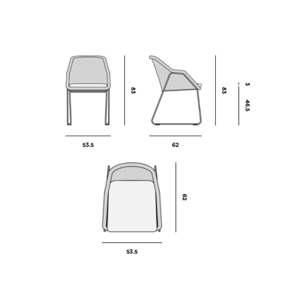 Mood Outdoor Armchair by Manutti