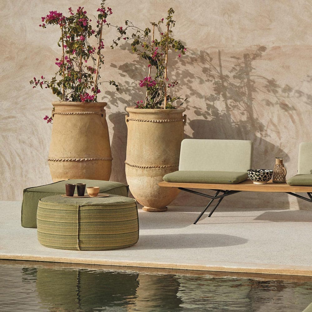 Touch Outdoor Footstool by Manutti