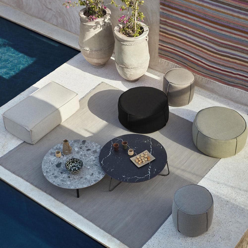 Touch Outdoor Footstool by Manutti