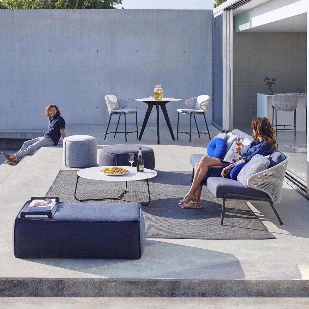 Touch Outdoor Footstool by Manutti