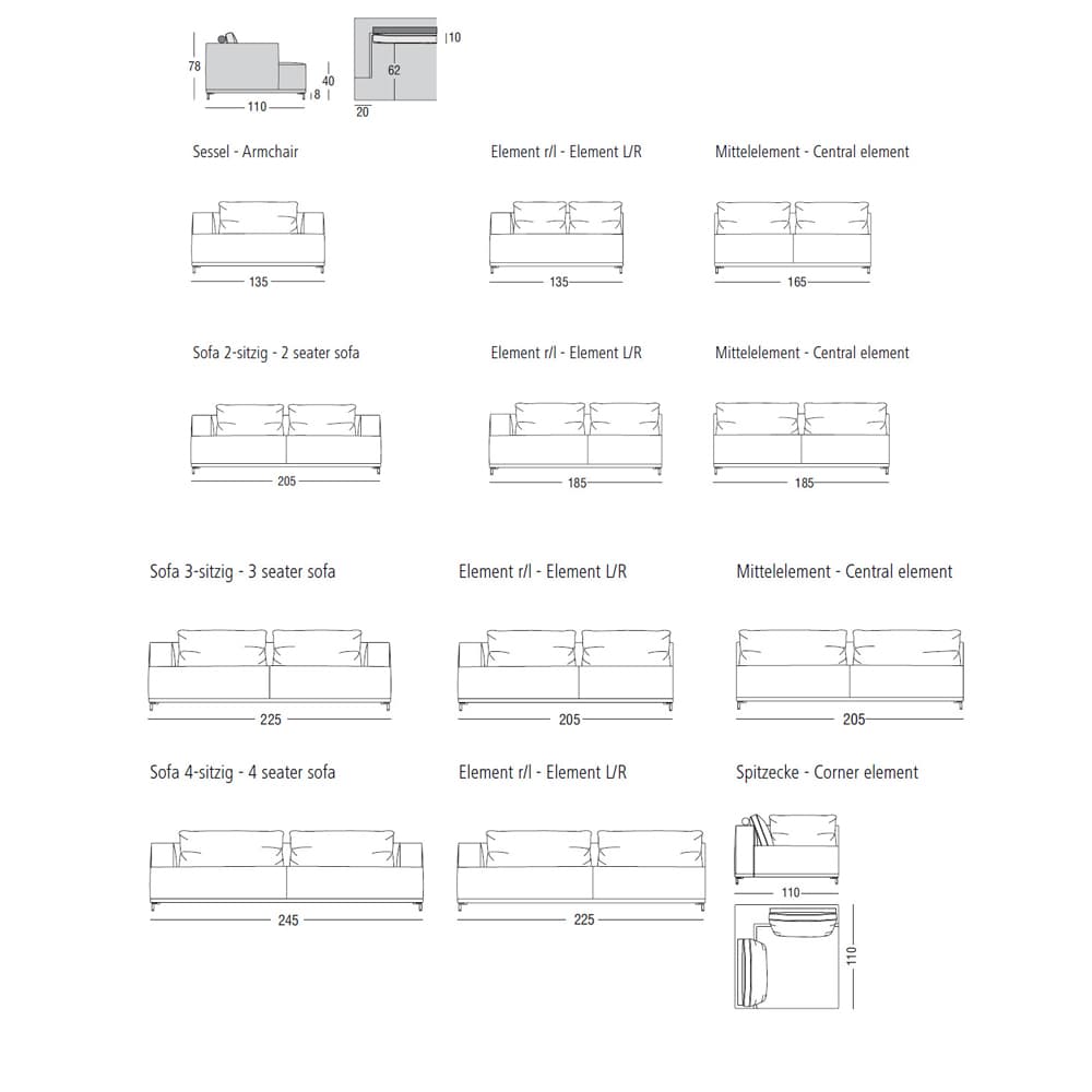 Avalon Sofa by Marac