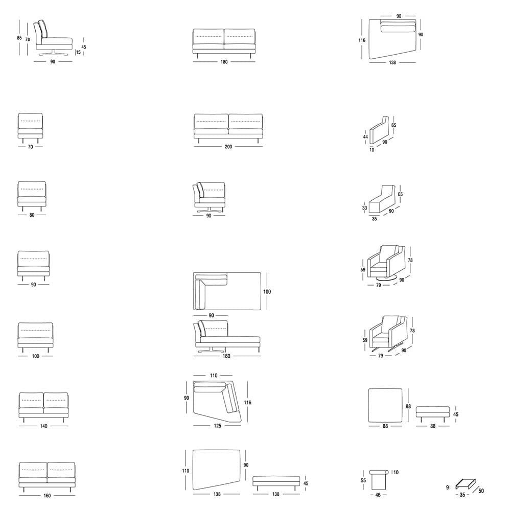 Talete Modular Sofas by Marac