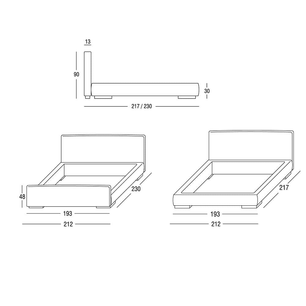 Stardust Double Bed by Marac