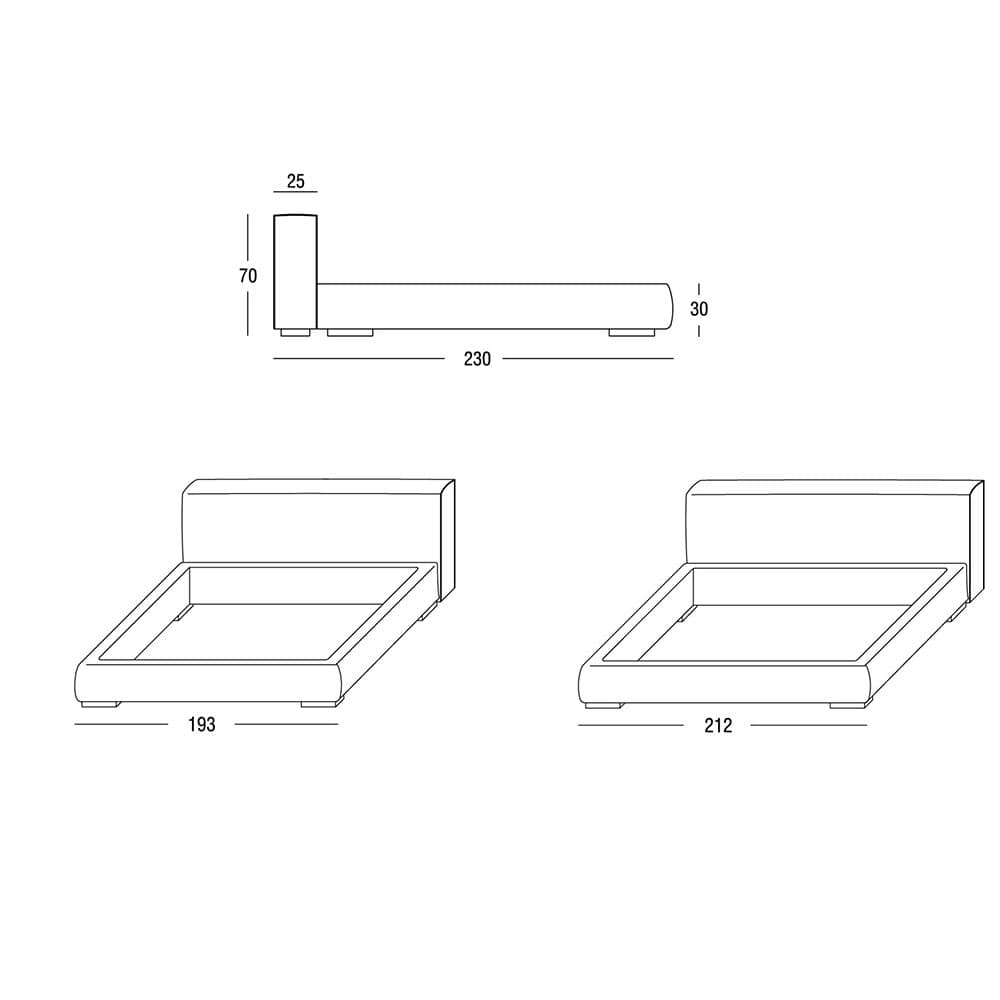 Gordon Double Bed by Marac