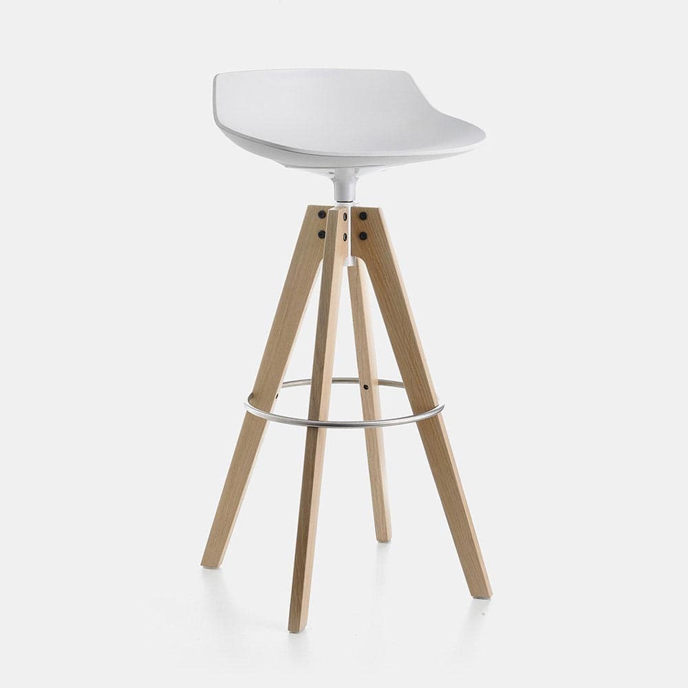 Flow Bar Stool by Mdf Italia