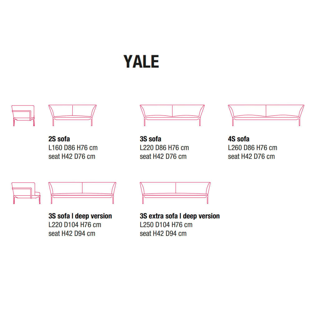 Yale Sofa by Mdf Italia