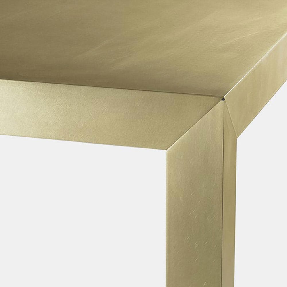 Tense Brass Dining Table by Mdf Italia