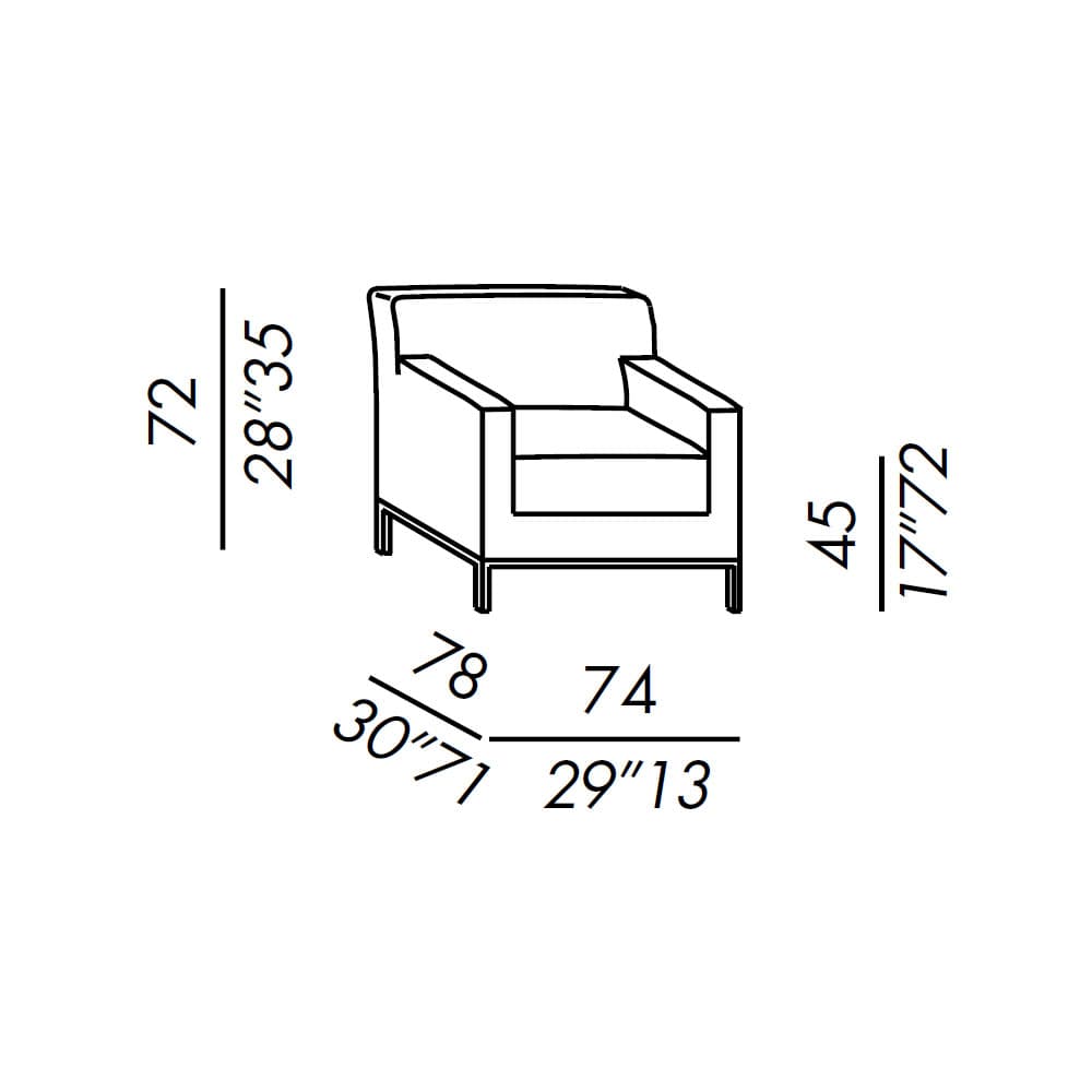 Berry Lounger by Meridiani