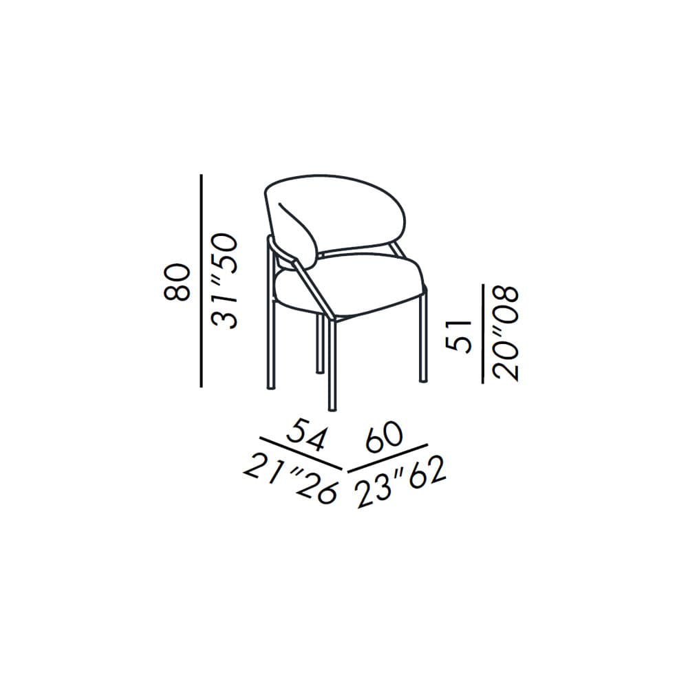 Isetta Armchair by Meridiani