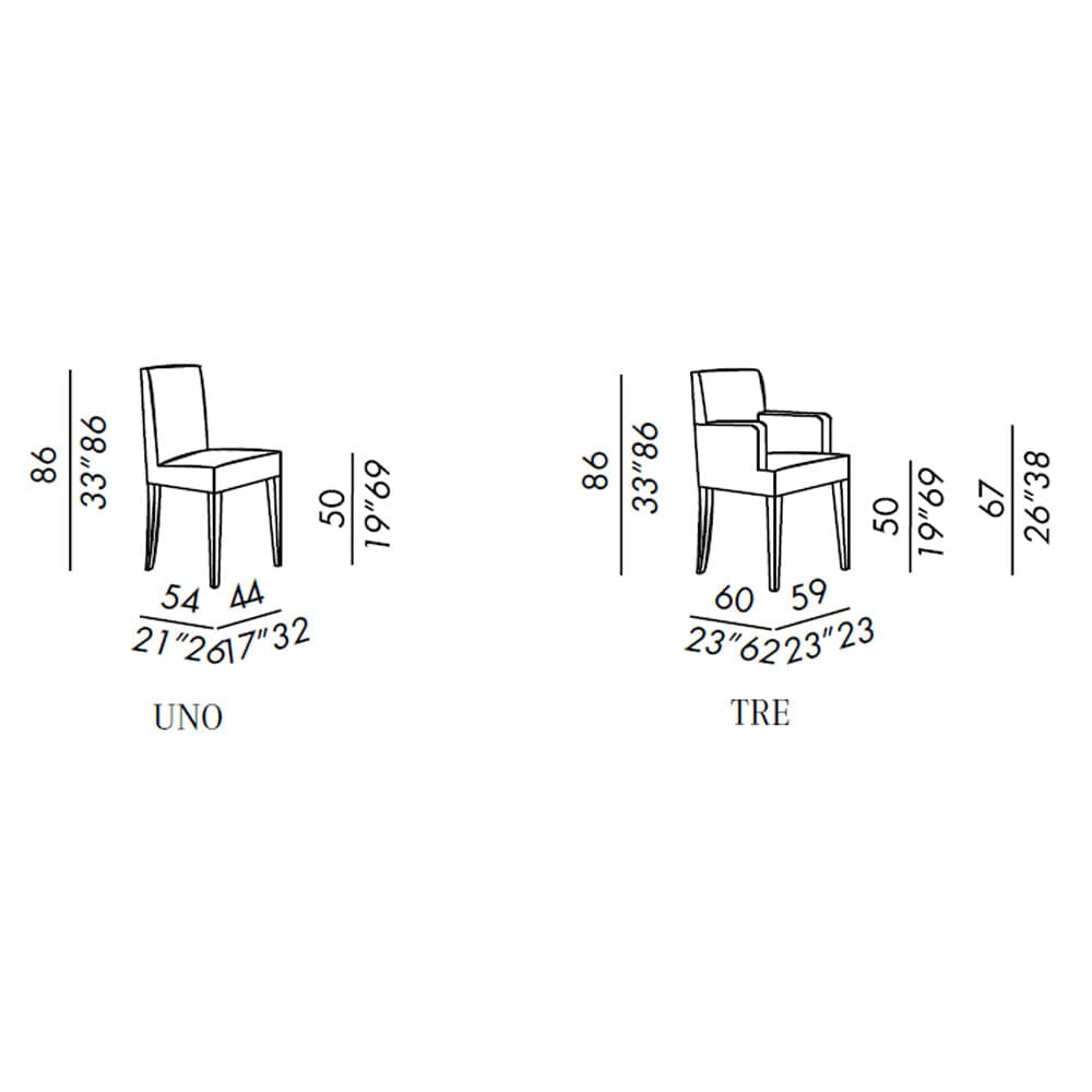 Cruz Dining Chair by Meridiani