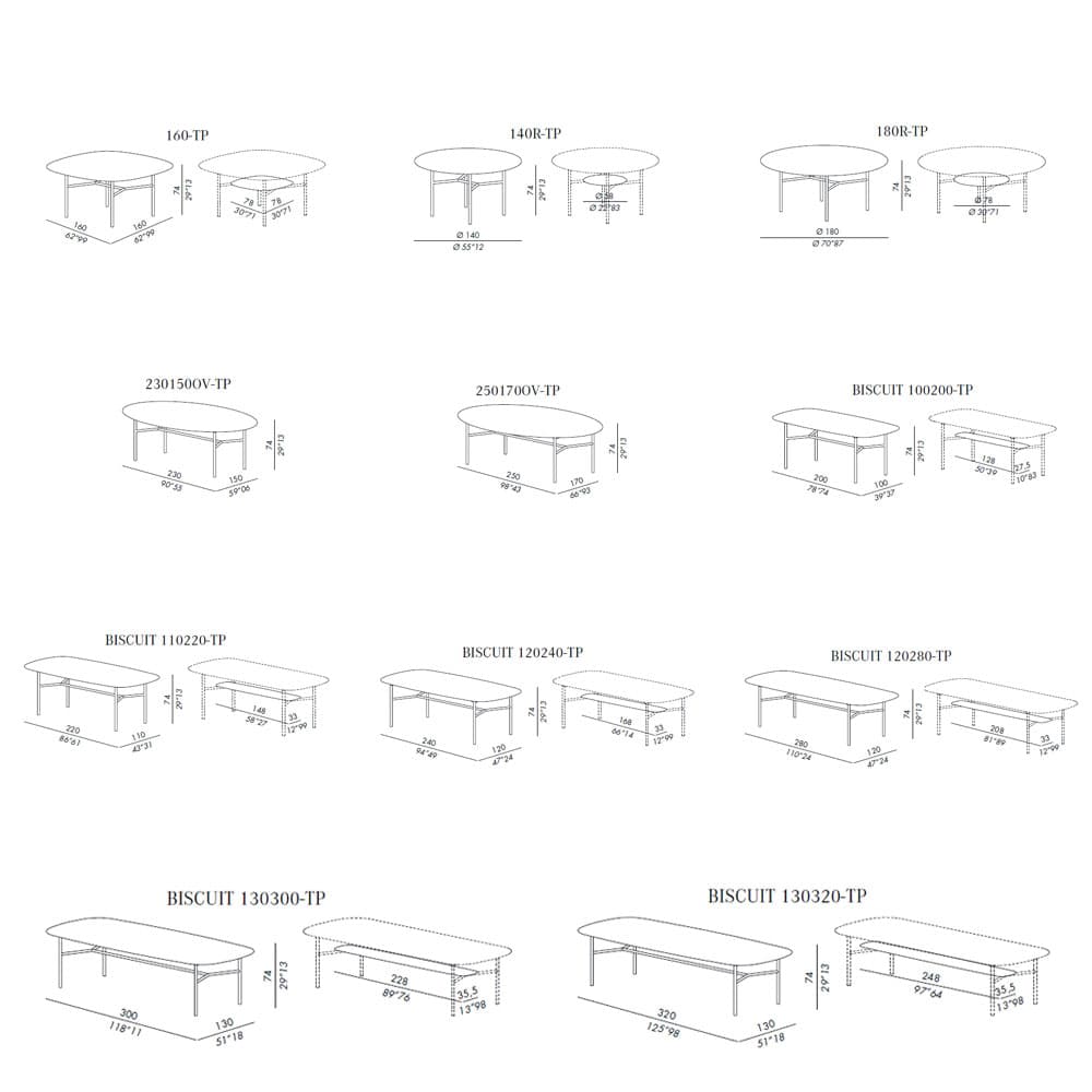 Hubert Dining Table by Meridiani