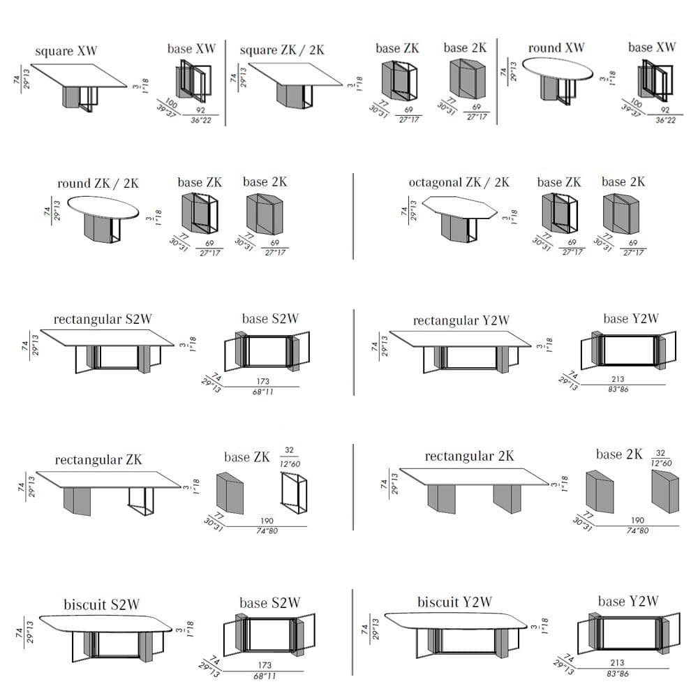 Plinto Dining Table by Meridiani