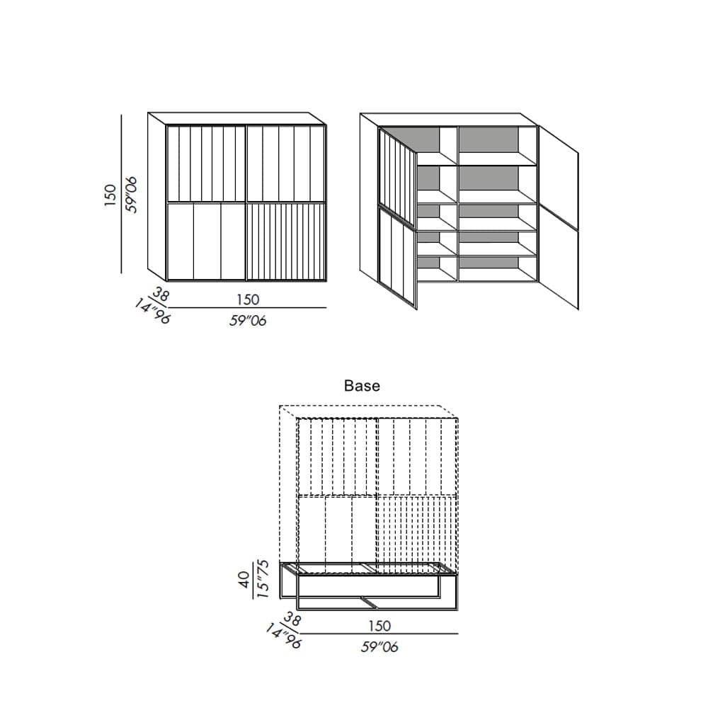 Amadeus Cabinet by Meridiani