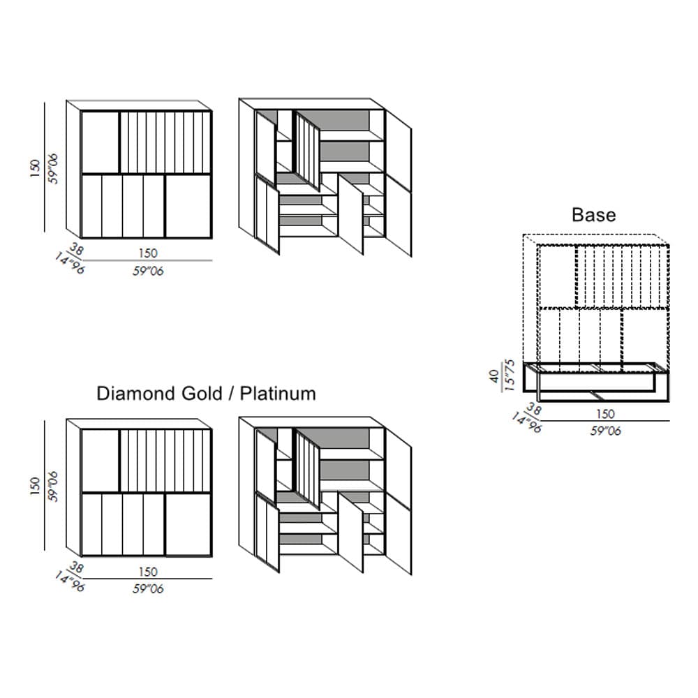 Wolfang Cabinet by Meridiani