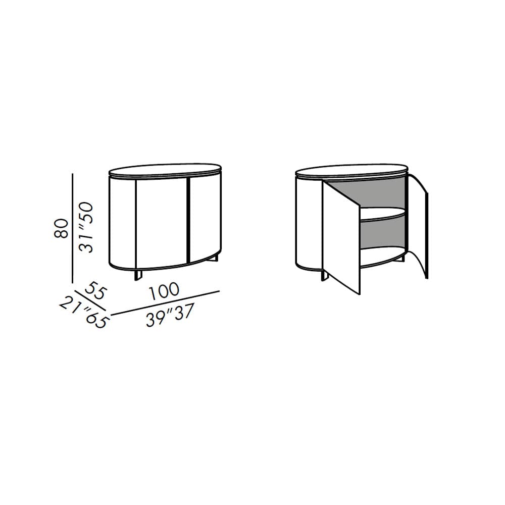 Elliot Sideboard by Meridiani