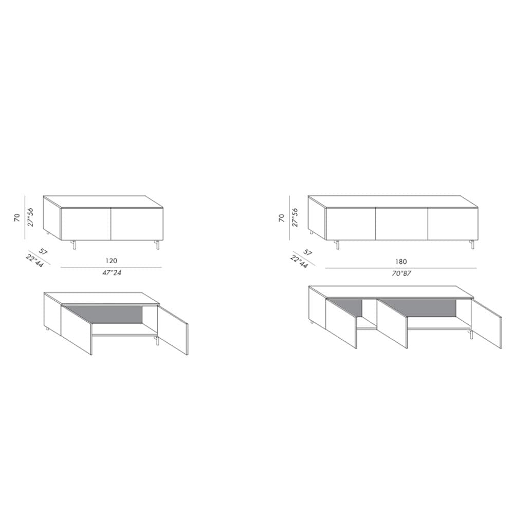 Verner Sideboard by Meridiani