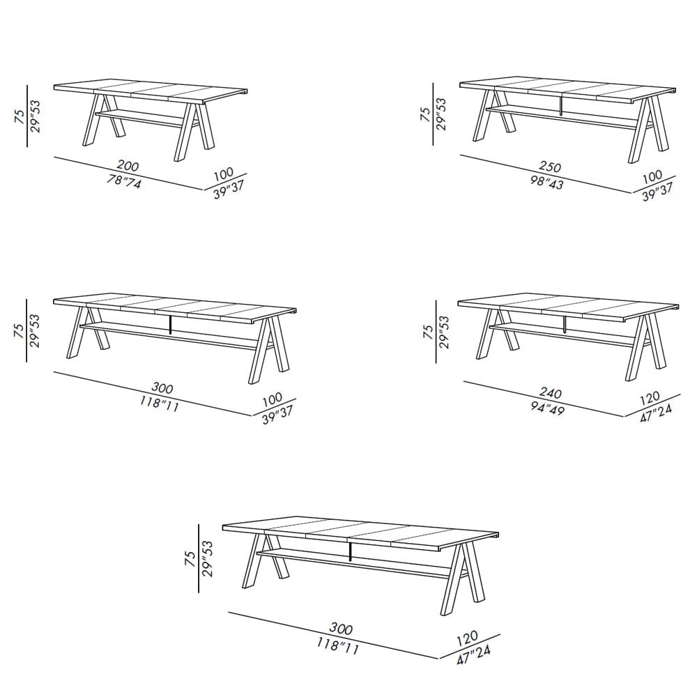 Joi Outdoor Table by Meridiani