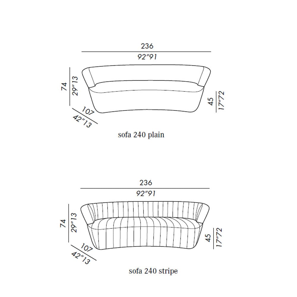 Joseph Sofa by Meridiani