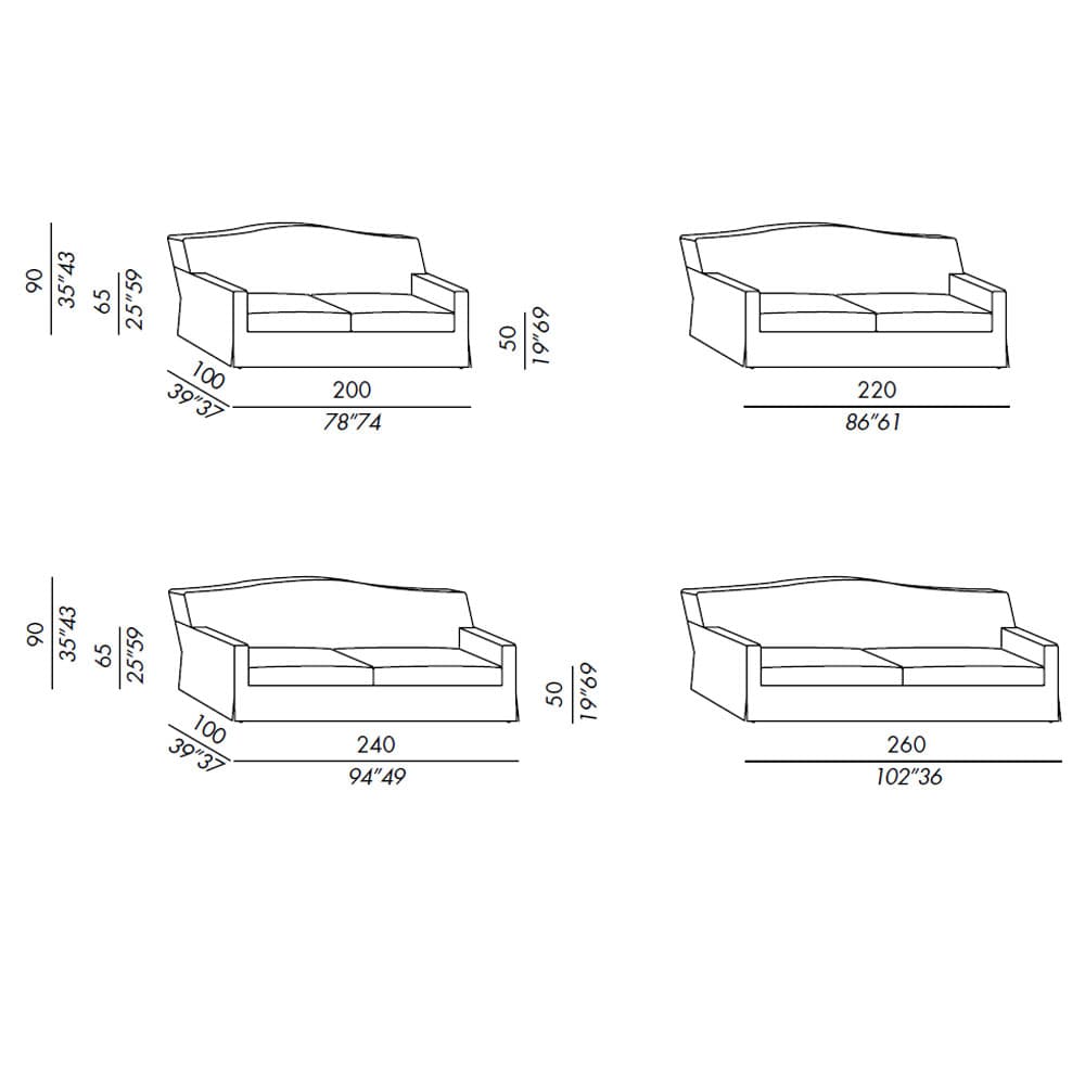 Neuman Sofa by Meridiani