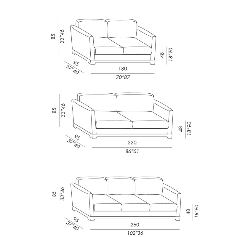 Allen Sofa by Meridiani