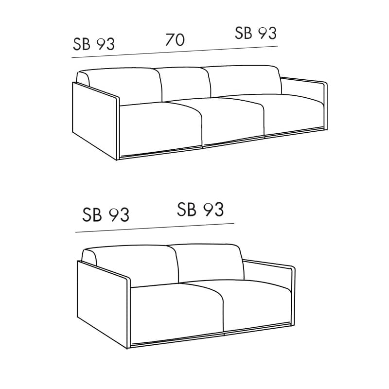 Bacon Sofa by Meridiani