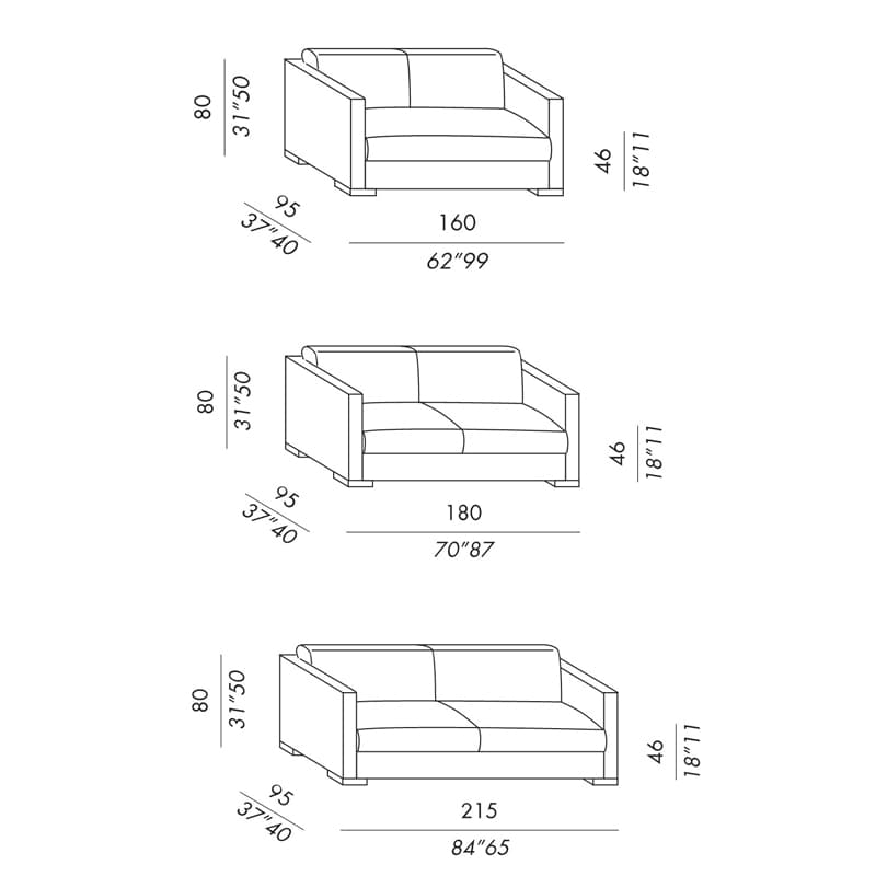 Belmon Sofa by Meridiani