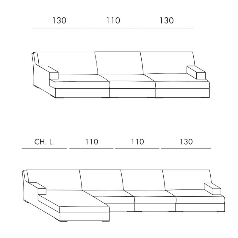 James Sofa by Meridiani