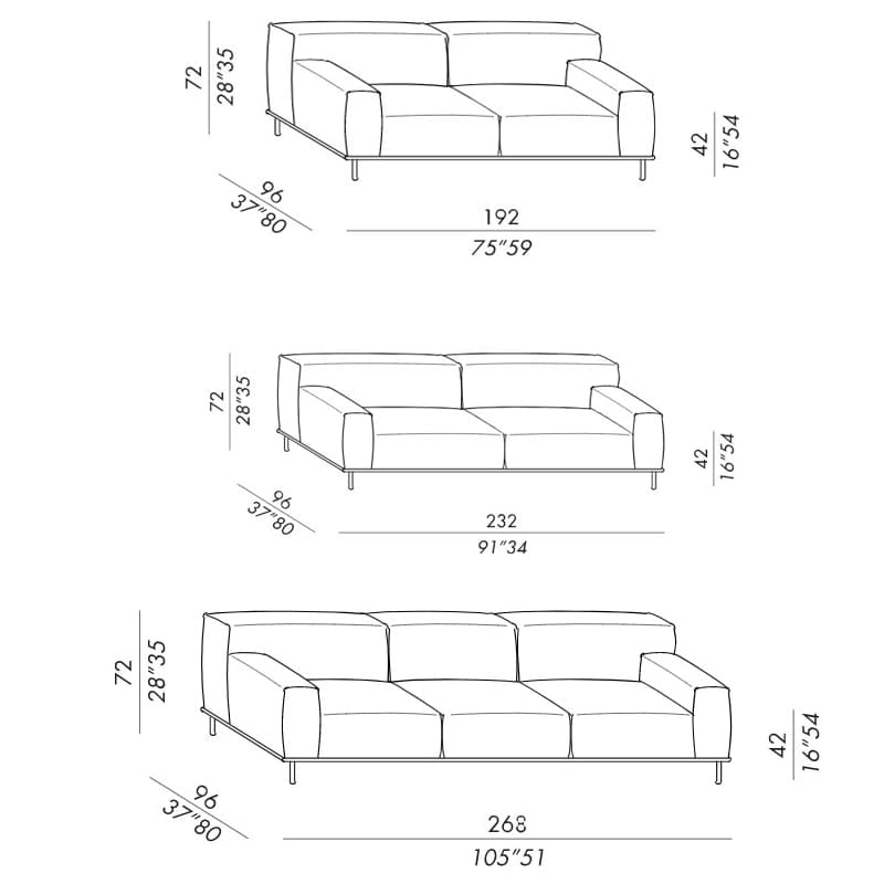 Timothy Sofa by Meridiani