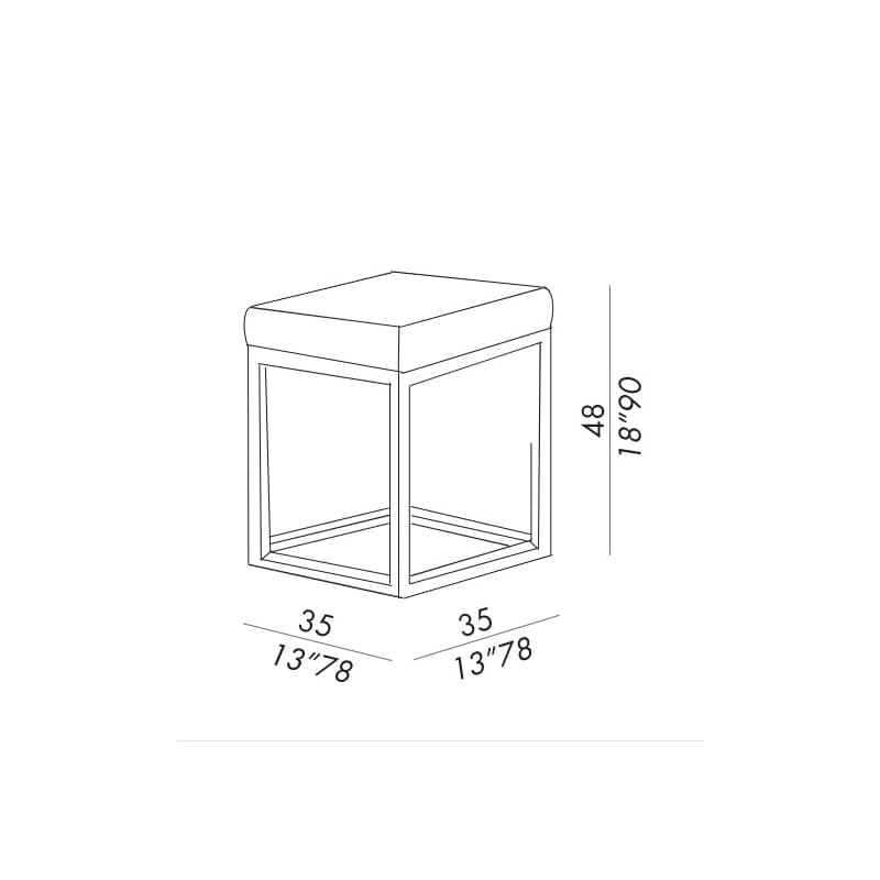 Hardy Stool by Meridiani