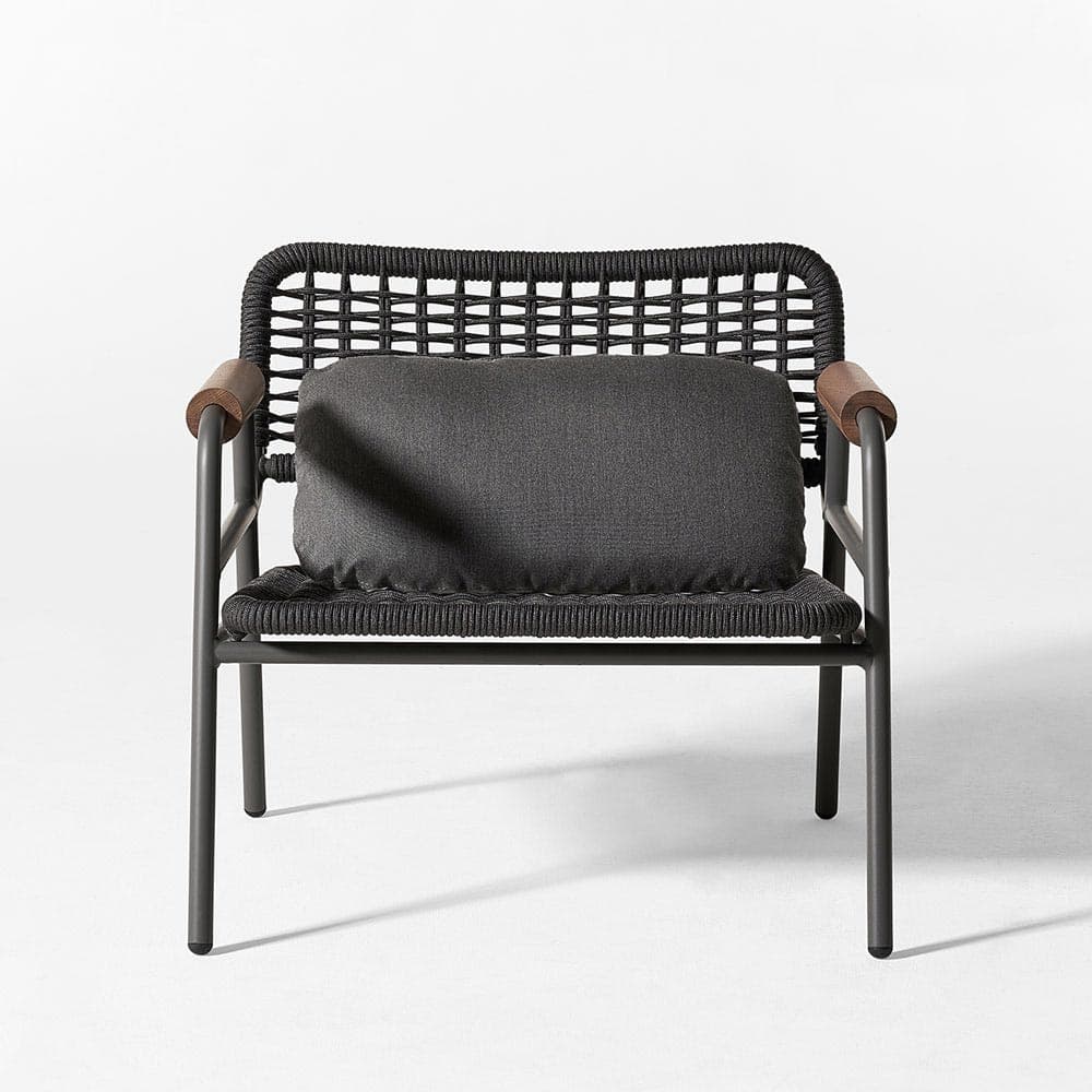 Zoe Wood Outdoor Armchair by Meridiani