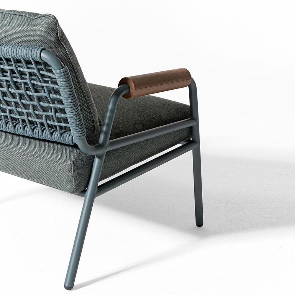 Zoe Wood Outdoor Armchair by Meridiani