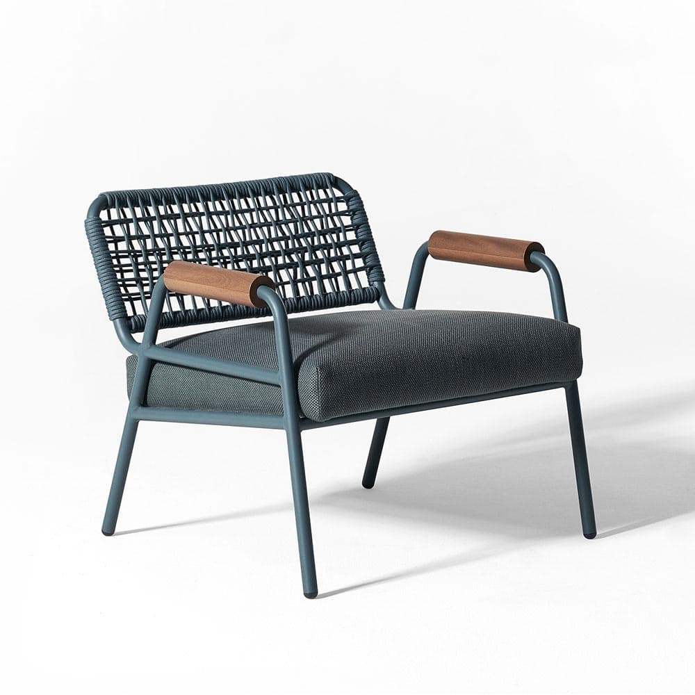 Zoe Wood Outdoor Armchair by Meridiani