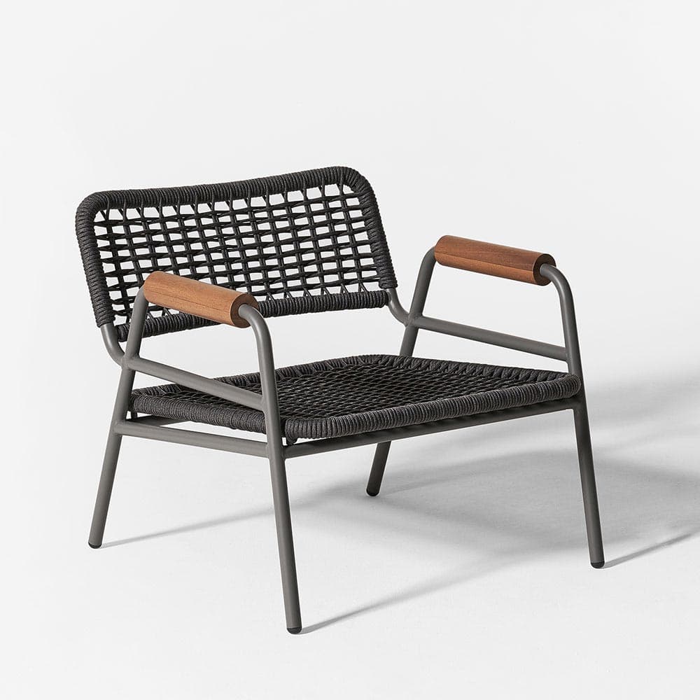 Zoe Wood Outdoor Armchair by Meridiani