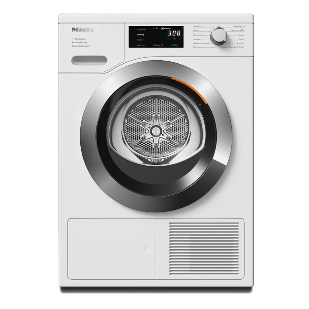 Tef765Wp Ecospeed&8Kg Tumble Dryers Washing Machine by Miele