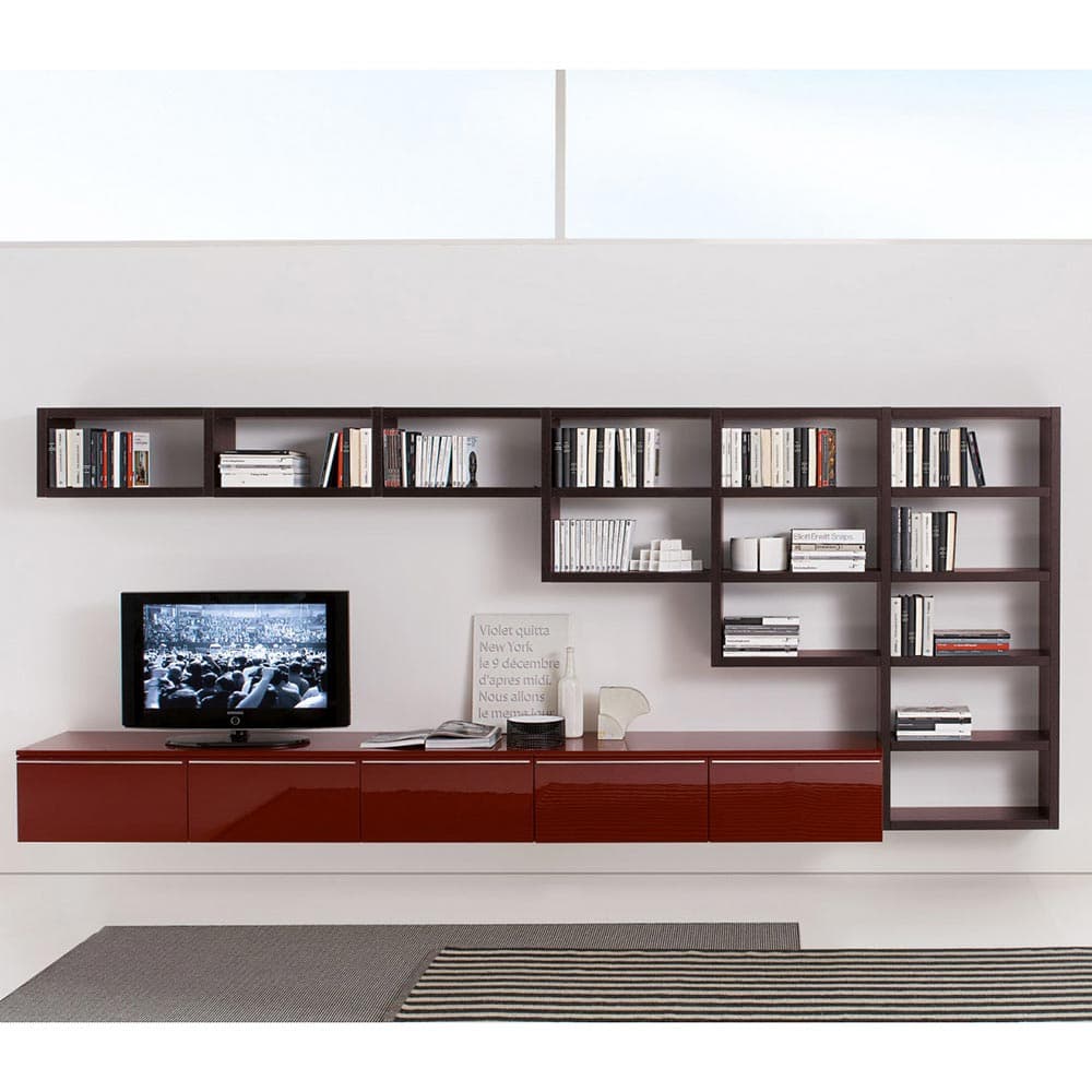 Crossing TV Wall Unit by Misura Emme