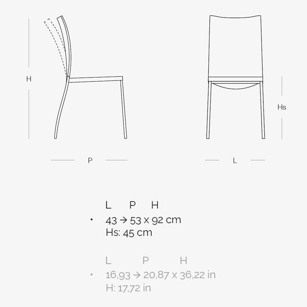 Babette Soft Dining Chair by Naos