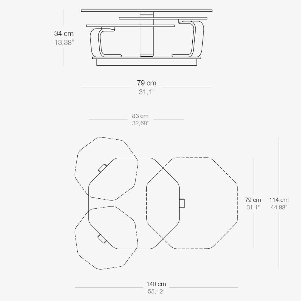 Batis Coffee Table by Naos