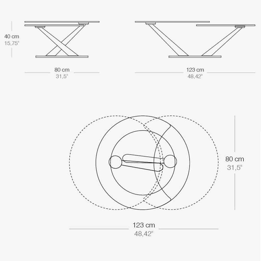 Cadabra Extending Coffee Table by Naos