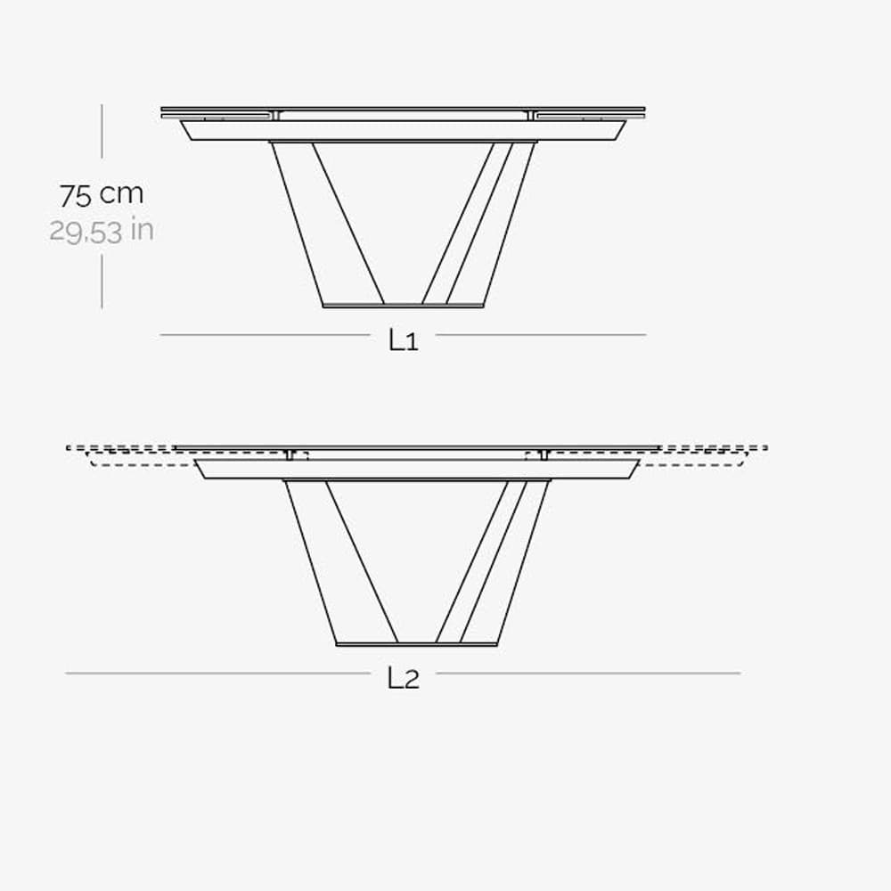 Feeling Dining Table by Naos