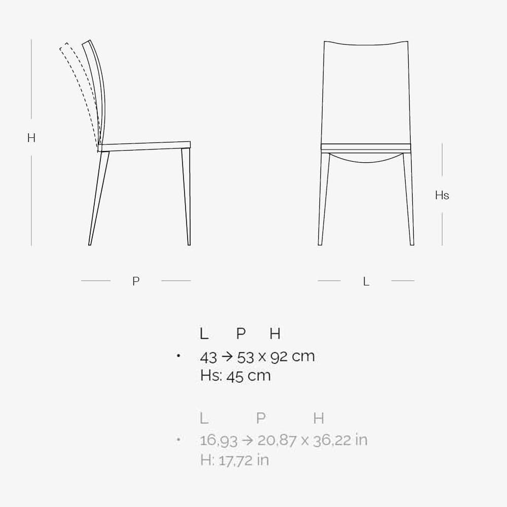 Juliette Dining Chair by Naos