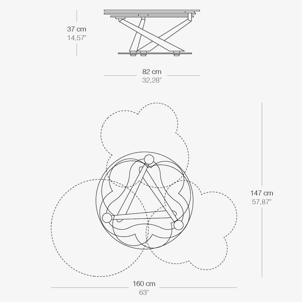 Myflower Extending Coffee Table by Naos