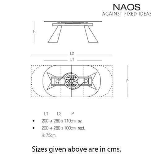 Galax Extending Dining Table by Naos