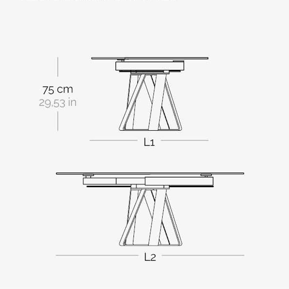 Turning Extending Dining Table by Naos