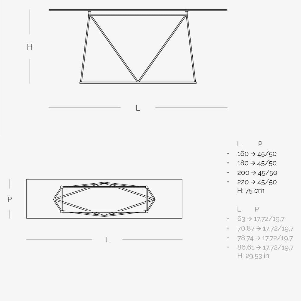 Uptown Console Table by Naos