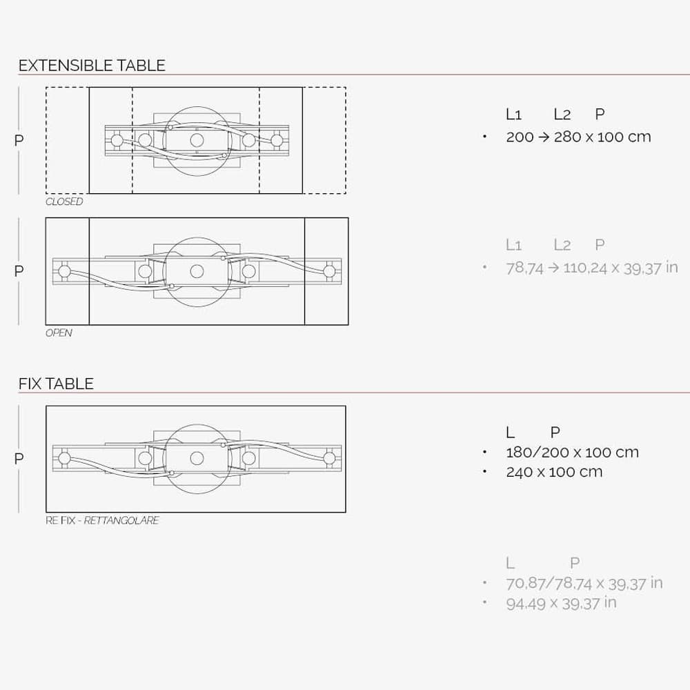 Volare Extending Dining Table by Naos