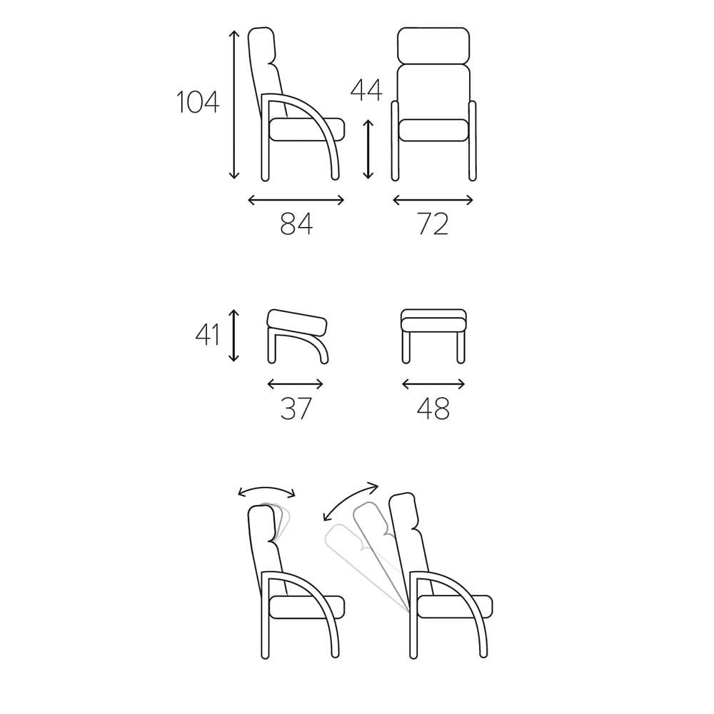 Easy Armchair by Naustro Unwind