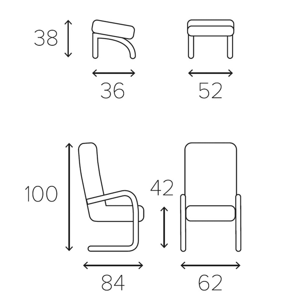 Gazell Recliner | Naustro Unwind Collection | FCI London