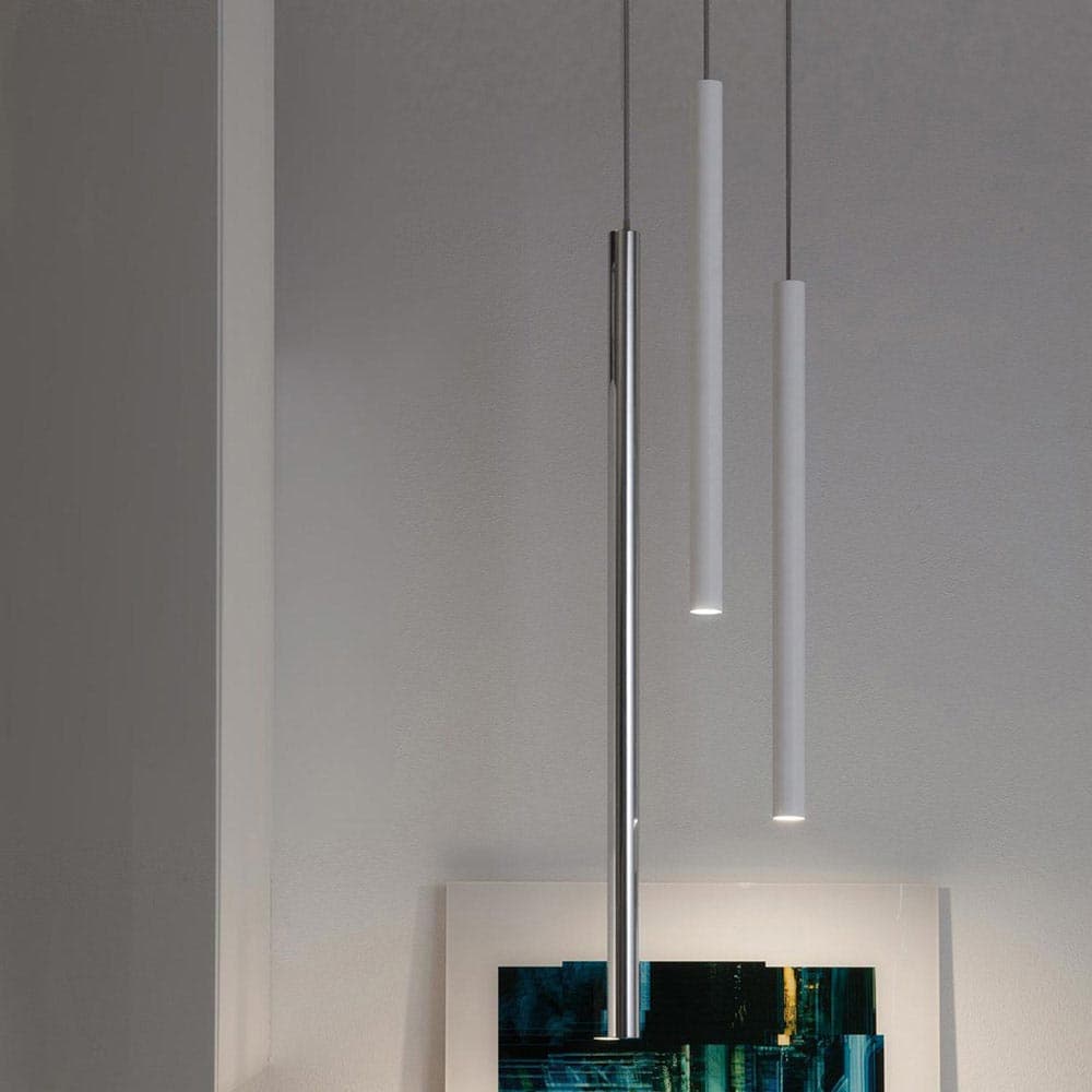 Bare Metal Barrel Pendant Lamp by Nemo